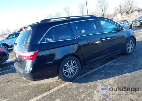 2011 Honda Odyssey Ex-L from USA, damaged, VIN 5FNRL5H6XBB096678